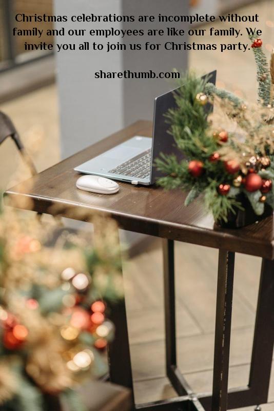 On table laptop and x-mas tree with mouse